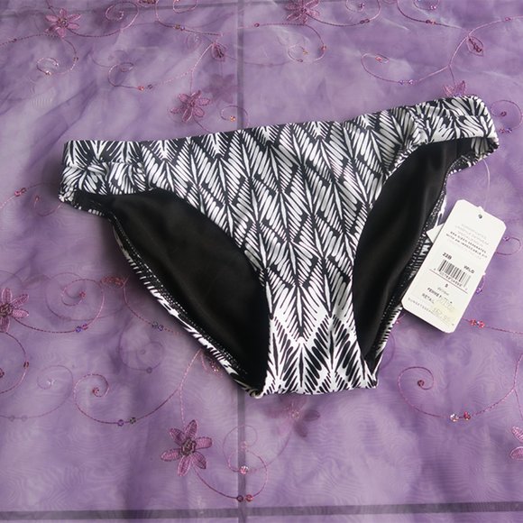 Sunsets California aztec bikini bottom black/white size small - Picture 2 of 4